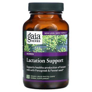 Лактация травяная формула Gaia Herbs (Lactation) 120 капсул купить в Киеве и Украине
