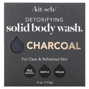 Kitsch, Detoxifying Solid Body Wash, Charcoal, Sage & Mint, 4 oz, (113 g) купить в Киеве и Украине