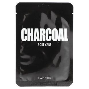 Activated charcoal mask, Lapcos, 1 mask, 25 ml.