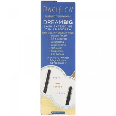 Dream Big, lengthening mascara 7-in-1, black magic, Pacifica, 0.25 oz (7.1 g)