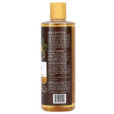Dr. Jacobs Naturals, Рослинний кастильський гель для душу з органічним маслом ши, 473 мл (16 унцій)