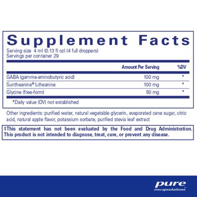 Вітаміни для спокою Pure Encapsulations (Pure Tranquility Liquid) 116 мл