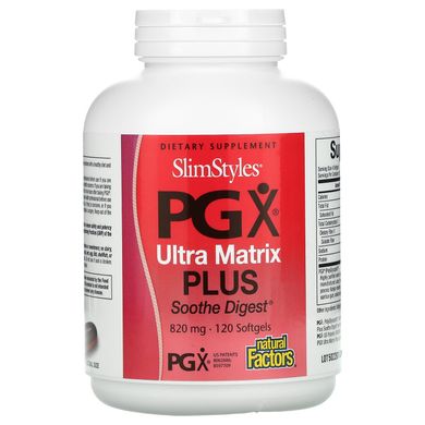 Поліглікомплекс ультра заспокійливий Natural Factors (PGX) 820 мг 120 капсул