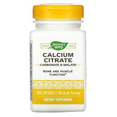 Кальцій Цитрат Nature's Way (Calcium Citrate) 100 капсул