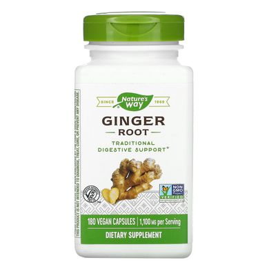 Корінь імбиру Nature's Way (Ginger Root) 550 мг 180 капсул