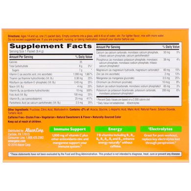 Вітамін С мікс лимон / лайм Emergen-C (Vitamin C) 1000 мг 30 пакетів по 9.4 г