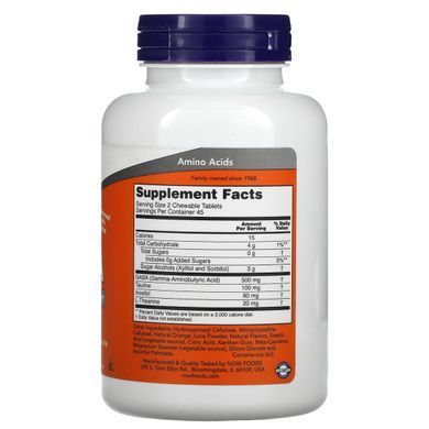 Gamma-aminobutyric acid 250 mg 90 tablets