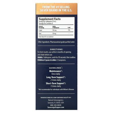 Bioactive Copper Hydrosol, 118 ml (4 fl oz)