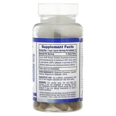 Hi Tech Pharmaceuticals, Shilajit Extract, 400 mg, 60 Veggie Capsules