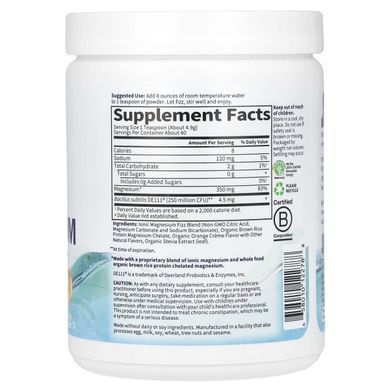 Magnesium Formula Garden of Life (Magnesium powder) 350 mg 197 g with orange flavor