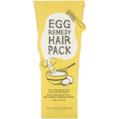 Маска для волос Too Cool for School (Egg Remedy Hair Pack) 200 г купить в Киеве и Украине