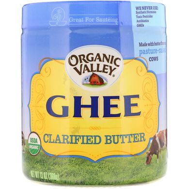 Топлене масло ДХІ органік Organic Valley (Ghee Clarified Butter Purity Farms) 368 г