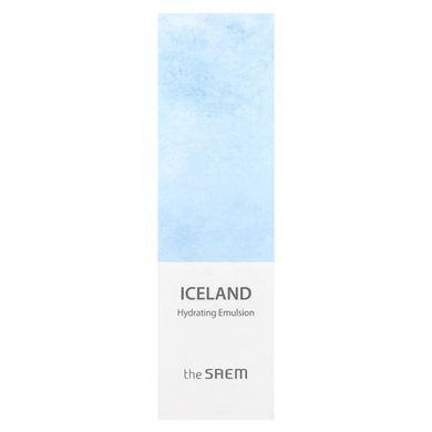 The Saem, Iceland, moisturizing emulsion, 140 ml (4.73 fl oz).