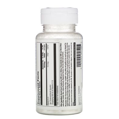 Вітамін Д3, зі смаком кавуна, Vitamin D-Rex, KAL, 600 МО, 120 таблеток