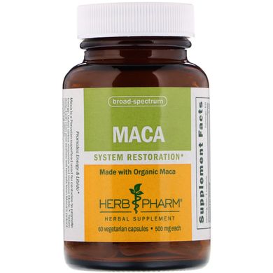 Мака Herb Pharm (Maca) 500 мг 60 капсул купить в Киеве и Украине