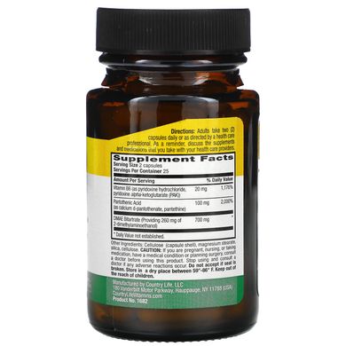 Діметиламіноетанол коферментований Country Life (DMAE) 350 мг 50 капсул