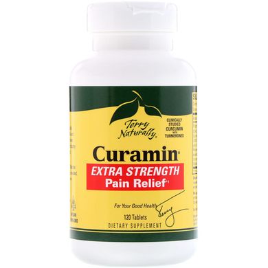 Курамін для знеболювання EuroPharma, Terry Naturally (Curamin) 120 таблеток