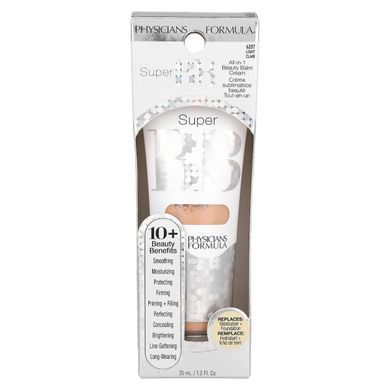 Super BB, комплексний крем-бальзам, SPF30, світлий тон, Physicians Formula, 1,2 рідкої унції (35 мл)