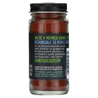 Копченая паприка, копчение на древесине дуба, Frontier Natural Products, 1,87 унции (53 г) купить в Киеве и Украине