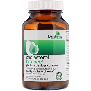 Cholesterol Balance, Засіб для контролю рівня холестерину, FutureBiotics, 90 вегетаріанських капсул