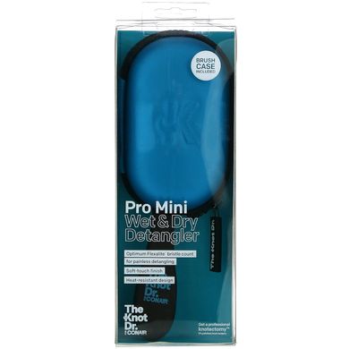 Conair, The Knot Dr., Pro Mini Wet & Dry Detangler, синій, набір з 2 предметів