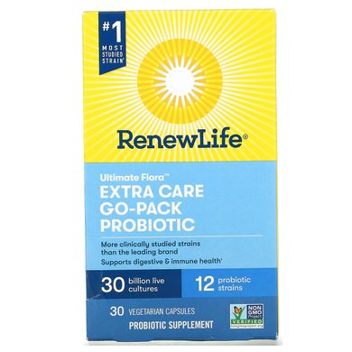 Пробіотики Renew Life (Ultimate Flora Extra Care Probiotic) 30 млрд 30 вегетаріанських капсул