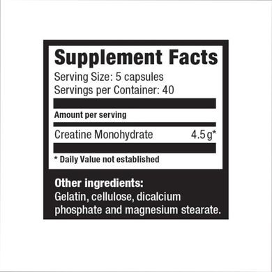 Creatine 900 mg - 200 caps Ultimate Nutrition