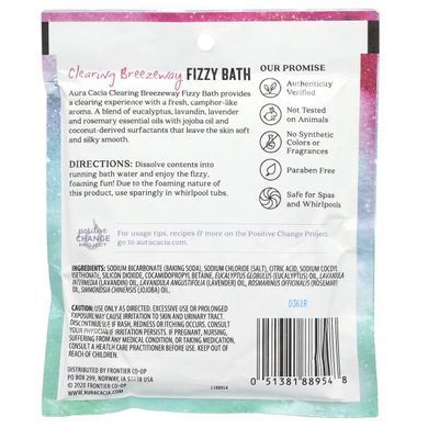 Aura Cacia, Carbonated Bath, Cleansing Airway, 2.5 ounces (70.9 g)