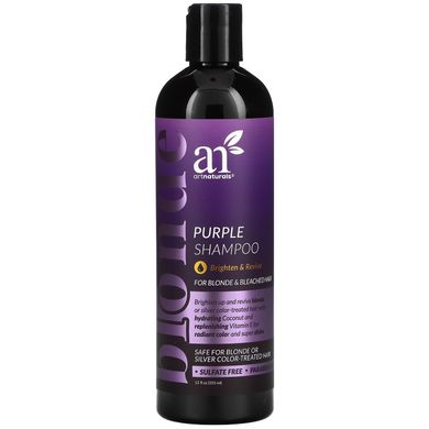 Artnaturals, Пурпурний шампунь, для світлого та знебарвленого волосся, 12 рідких унцій (355 мл)