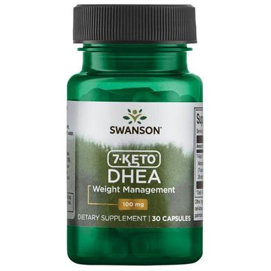 7-Кето ДГЕА Swanson (7-Keto DHEA) 100 мг 30 капсул