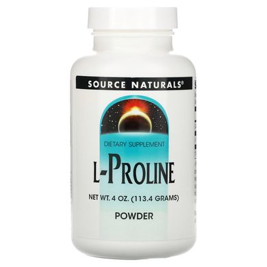 L-пролін в порошку Source Naturals (L-Proline Powder) 113 г