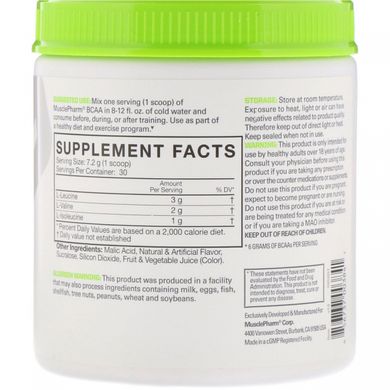 BCAA зі смаком кавуна MusclePharm (Essentials) 216 г