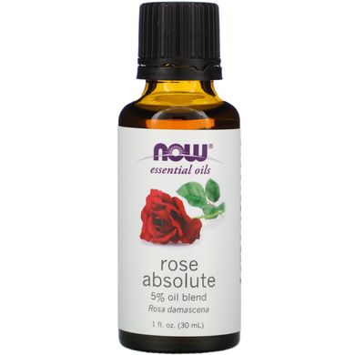Троянда ефірна олія Now Foods (Essential Oils Rose Absolute) 30 мл