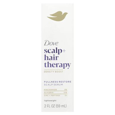 Dove, Scalp + Hair Therapy, Fullness Restore Scalp Serum, 2 fl oz (59 ml) купить в Киеве и Украине