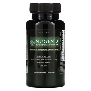 Мультивітаміни для тестостерону, Testosterone Multivitamin, Nugenix, 60 таблеток