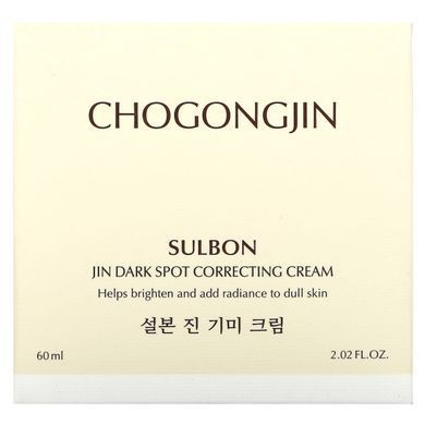 Missha, Chogongjin, Sulbon Jin Dark Spot Correcting Cream, 2.02 fl oz (60 ml) купить в Киеве и Украине