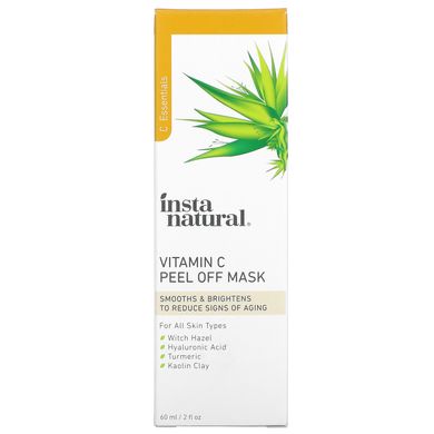 InstaNatural, Отшелушивающая маска с витамином С, 2 жидких унции (60 мл) купить в Киеве и Украине