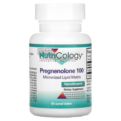 Прегненолон Nutricology (Pregnenolone 100) 100 мг 60 таблеток