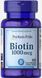 Биотин Puritan's Pride (Biotin) 1000 мкг 100 таблеток фото