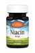 Ниацин, Витамин В3, Niacin, Carlson Labs, 50 мг, 100 таблеток фото
