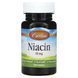 Ниацин, Витамин В3, Niacin, Carlson Labs, 50 мг, 100 таблеток фото