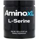 L-Серін, L-Serine, Unflavored Powder, AminoXL, 450 г фото