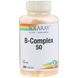Комплекс вітамінів групи B, B-Complex 50, Solaray, 250 вегетаріанських капсул фото