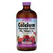 Жидкий кальций и цитрат магния плюс витамин D3, вкус натурального ягодного ассорти, Bluebonnet Nutrition, 16 жидк. унц. (472 мл) фото