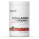 Колаген та вітамін С смак малиновий лимонад з м'ятою OstroVit (Collagen + Vitamin C) 400 г фото