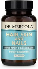 Вітаміни для волосся шкіри і нігтів Dr. Mercola (Hair Skin & Nails) 30 капсул