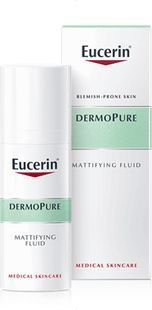 Матирующий флюид для проблемной кожи, DermoPure matting fluid for problem skin, Eucerin, 50 мл купить в Киеве и Украине