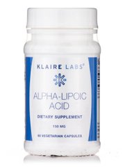 Альфа-липоевая кислота Klaire Labs (Alpha-Lipoic Acid) 150 мг 60 вегетарианских капсул купить в Киеве и Украине