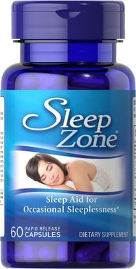 Вітаміни для сну, Зона сну®, Sleep Zone®, Puritan's Pride, 60 капсул
