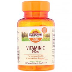 Вітамін С Sundown Naturals (Vitamin C) 100 таблеток